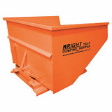 Sim Supply Self Dumping Hopper,Orange,6,000 lb  26077 ORANGE