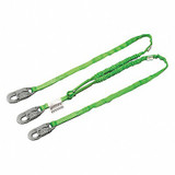 Honeywell Miller Shock-Absorbing Lanyard,Green 232TWLS-Z7/6FTGN