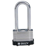 Brady Keyed Padlock,Different,1-5/16"W,PK6 118941