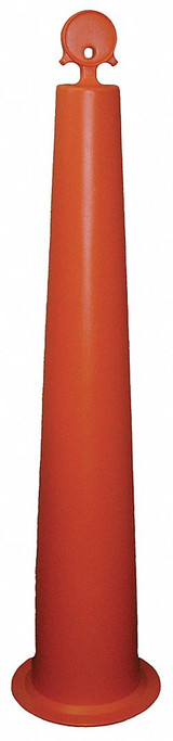 Sim Supply Channelizer Cone,36 in. H,Orange,HDPE  03-770-36-P
