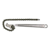 Chain Wrench, 6 in Opening, 23 in Chain, 24 in OAL