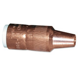 Centerfire MIG Nozzle, Flush, 3/8 in Bore, For TT Series Tip, Copper