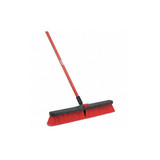 Libman Broom,w/Handle and Locking Nut,24" Block 805