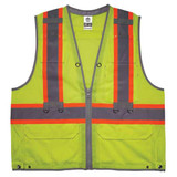 Glowear by Ergodyne Safety Vest,ANSI Class 2,2XL/3XL Size 24177