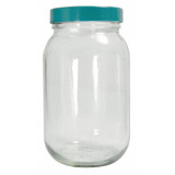 Qorpak Bottle,180 mm H,Clear,93 mm Dia,PK12 GLC-01833