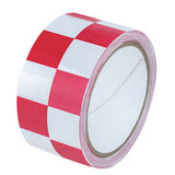 Manufacturer Varies Floor Tape,Red/White,2 inx54 ft,Roll 8A753