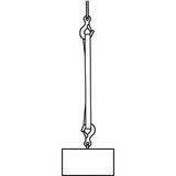 Lift-All Wire Rope Sling,10ft L,7,800 lb Load Cap 58IEEX10