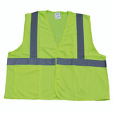 TruForce™ Solid Mesh Safety Vest, Large, Lime, 1/Each