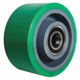 Manufacturer Varies Caster Wheel,6"dia,2,200 lb,Green 4DU69