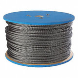 Peerless Wire Rope,250 ft L,3/16 in dia.,840 lb PEE-4503290