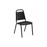 National Public Seating Stacking Chair,Steel,Black/Black  9110-B