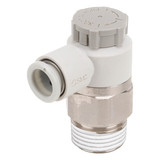 Smc Speed Control Valve,1/8in BSPT,Meter Out AS2201F-01-10SA