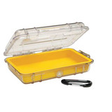 Pelican Micro Case,Yellow,7-1/2"x5-1/16"x2-1/8" 1040-027-100