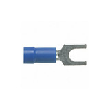 Panduit Fork Term,Blue,#8,16 to 14 AWG,PK100 PV14-8F-C