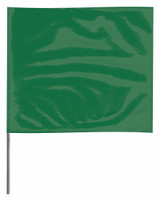 Sim Supply Marking Flag,18",Green,PVC,PK100  4518G-200
