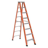 Louisville Stepladder,Fg,8 ft.,375 lb.  FS1308HD