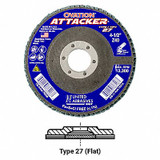 United Abrasives/Sait Arbor Mount Flap Disc,4-1/2in,40,Coarse 76316