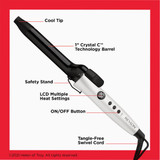 Revlon Dual Voltage 1 In. Curling Iron