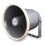 Speco Technologies PA Horn,Weatherproof,Gray,10 W SPC10