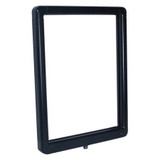 Visiontron Sign Frame,11"H,8 1/2"W,Black FR811DSSBSB