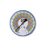 Jb Industries Low Side Gauge, 4 in Dia, Blue M2-400