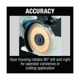 Makita Angle Grinder,7.5 A,Barrel Grip,4.5 lb 9557NB