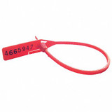 Cortech Cinch-up Locking Seal,Red,PK100 PCPTS857
