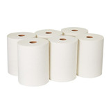 Georgia-Pacific Dry Wipe Roll,Various,White,20065,PK6 20065