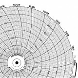 Honeywell Circular Paper Chart, 24 hr, 100 pkg BN  24001660-056