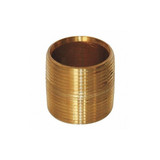 Manufacturer Varies Nipple,Red Brass,2 x 2 In 468-001X