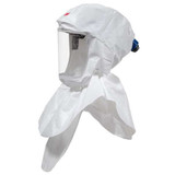 3m Double Bib Hood,White,Versaflo Series S-657