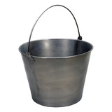 Sim Supply Bucket,Stainless Steel,Silver,Open Head  BKT-SS-500