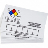 Brady Chemical Label,5 In. H,3 In. W,PK50 121056