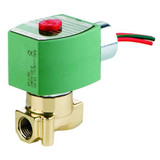 Redhat Solenoid Valve,Brass,NC,Air, Inert Gas 8262H208