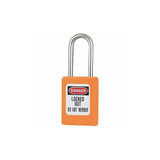 Master Lock Lockout Padlock,KA,Orange,1-13/16"H,PK12 S33KAS12ORJ
