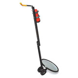 See All Industries Inspection Mirror,Round,Glass,30"-50" SUC-18F