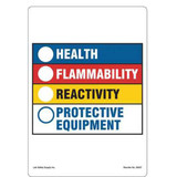 Brady HMIG Label,10 In. H,7 In. W,PK100 20037LS