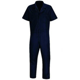 Vf Workwear Short Sleeve Coverall,46 to 48In.,Navy CP40NV LN XL