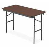 Iceberg Folding Table,Rectangle,Wood,48" L,24" W 55404