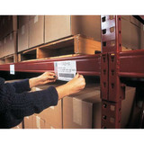 Superscan Label Holder,Clear,Matte,Slide-In,PK50 APXT35M