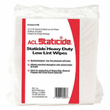 Acl Staticide Dry Wipe,12" x 13",White  LF-50