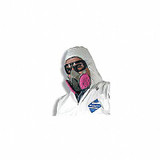 3m Half Mask Respirator Kit,S,Gray 6191