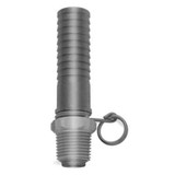 Sani-Lav Swivel Hose Adapter,SS,3/4" x 1/2" N15S