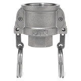 Usa Industrials Cam and Groove Coupling,2",304 SS BULK-CGF-303