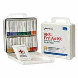 First Aid Only FirstAidKit w/House,129pcs,9 3/8x3",WHT 90601