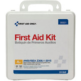 First Aid Only FirstAidKit w-House,129pcs,9 3-8x3",WHT 90601
