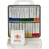 First Aid Only FirstAidKit w-House,129pcs,9 3-8x3",WHT 90601