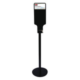 Rubbermaid Commercial Floor Stand,Black,59-1/4" H FG750824