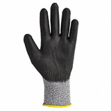 Kleenguard Cut Resist Gloves,L,Blk/Salt Pepper,PR 98237
