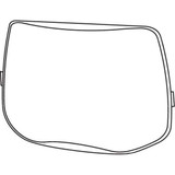 3m Speedglas Outside Protection Plate,Clear,PK10 06-0200-52